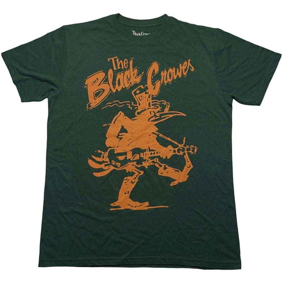 The Black Crowes Unisex T-Shirt: Crowe Guitar (Large)