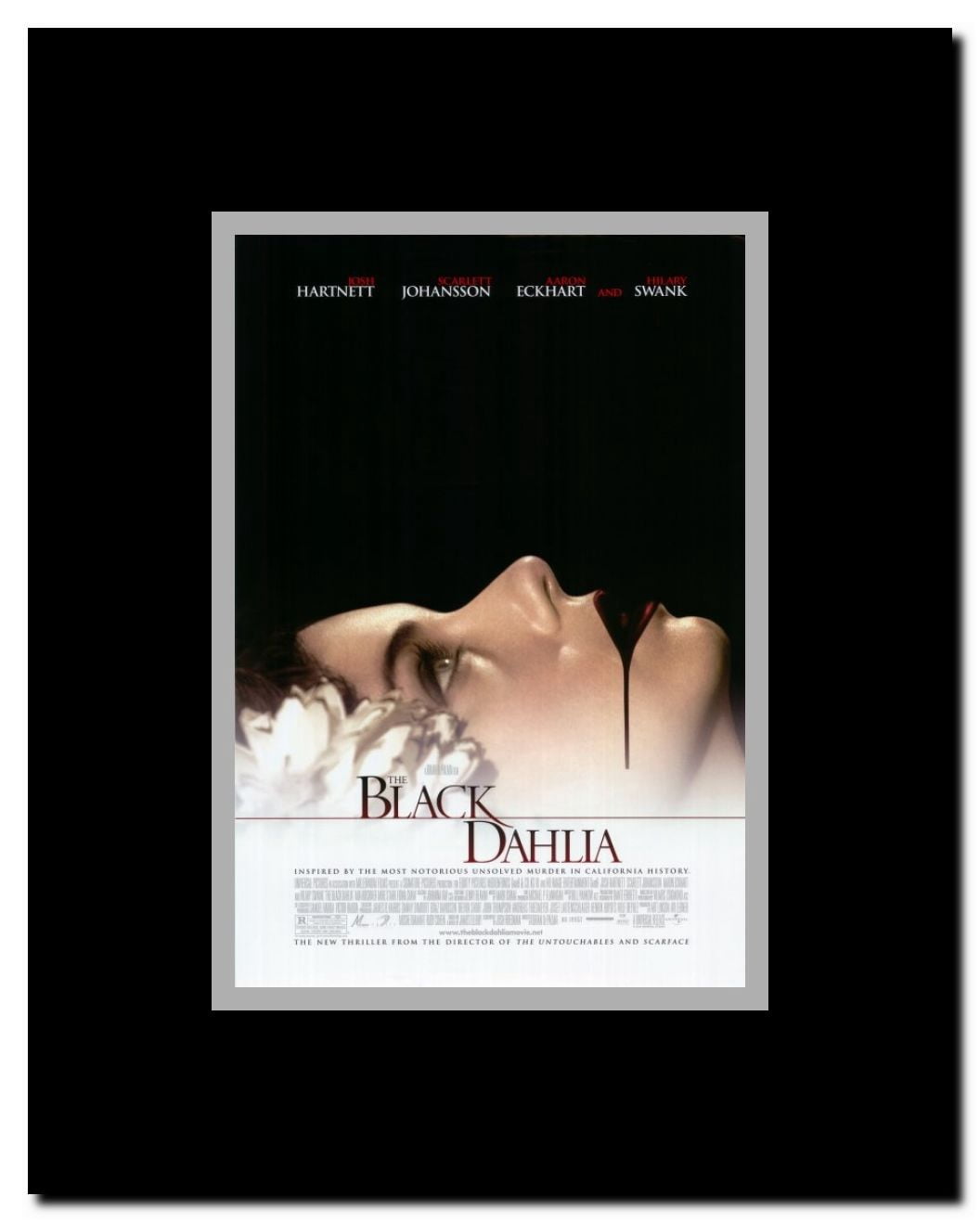 The Black Dahlia Framed Movie Poster