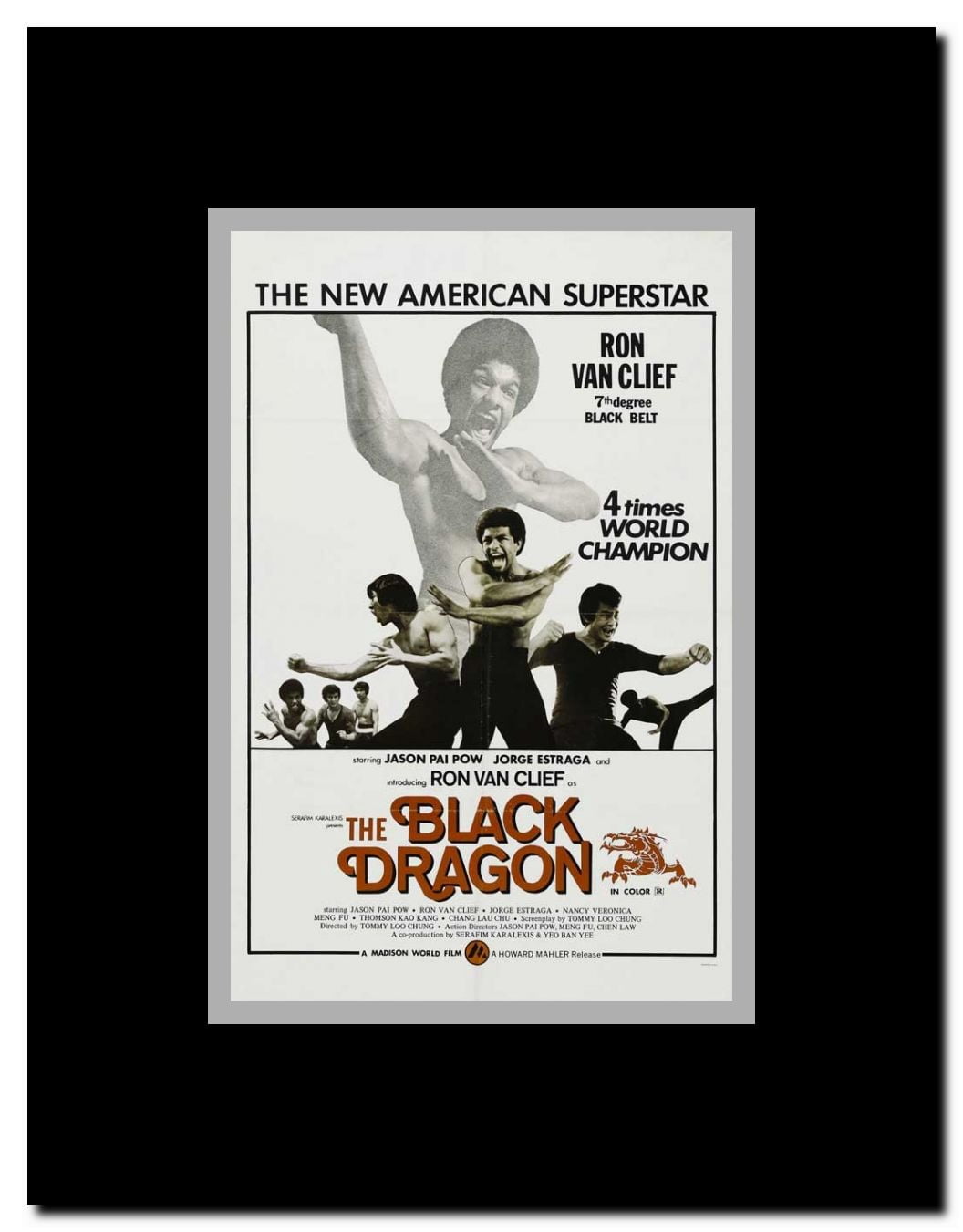 The Black Dragon Framed Movie Poster