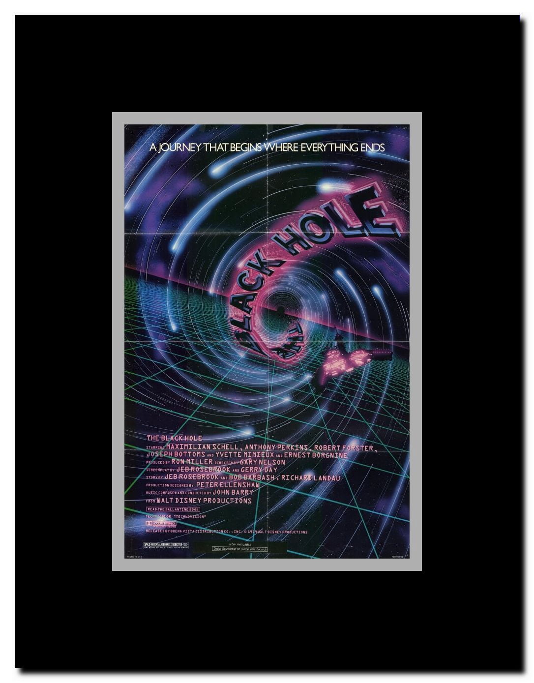The Black Hole Framed Movie Poster