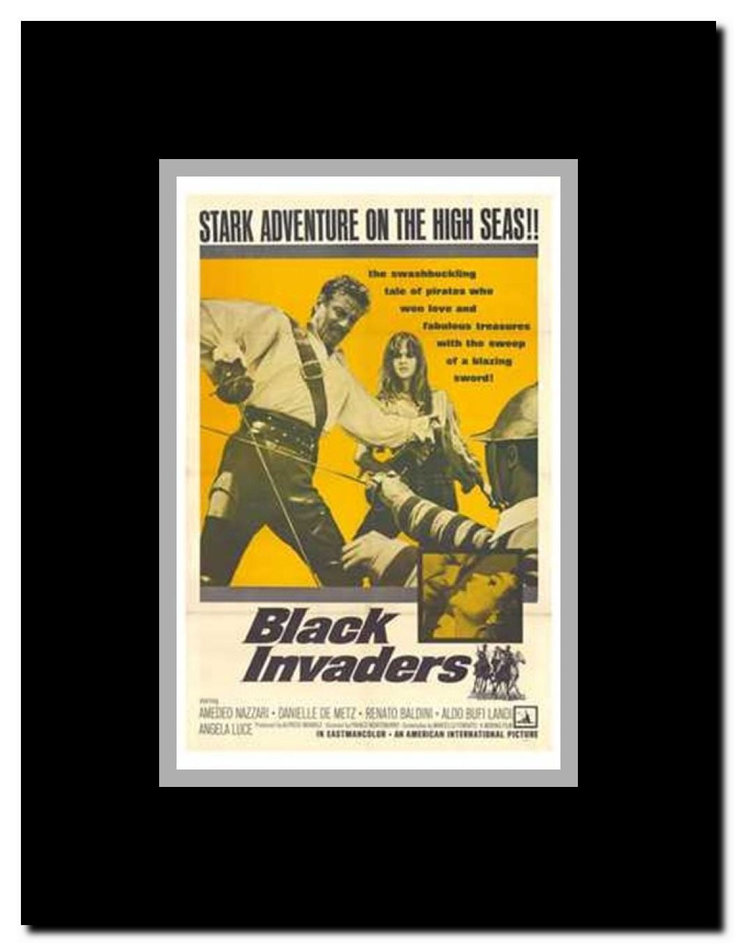 The Black Invaders Framed Movie Poster