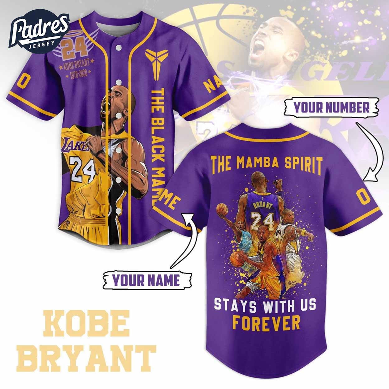 kobe bryant mamba jersey for sale