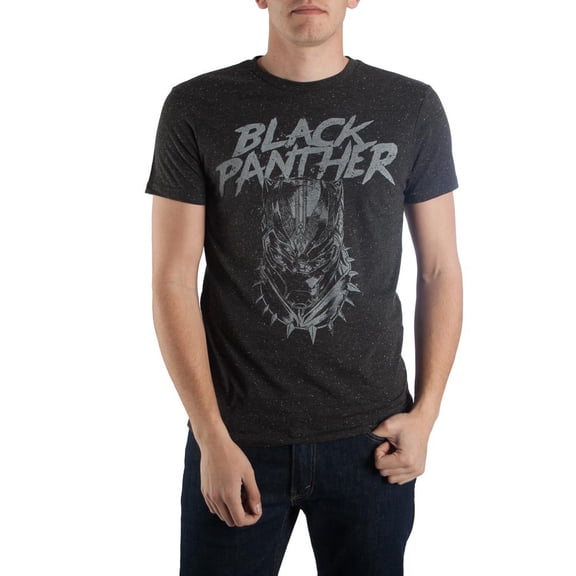 The Black Panther Mask Head T-shirt Tee Shirt-XXLarge