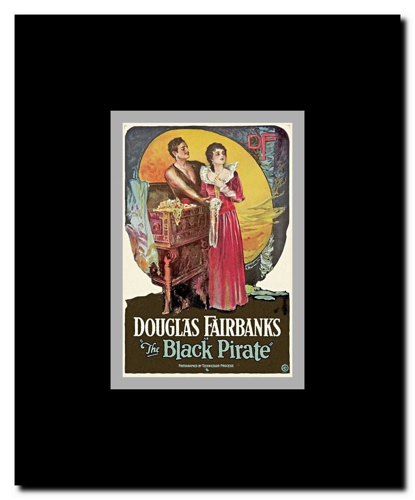 The Black Pirate Framed Movie Poster