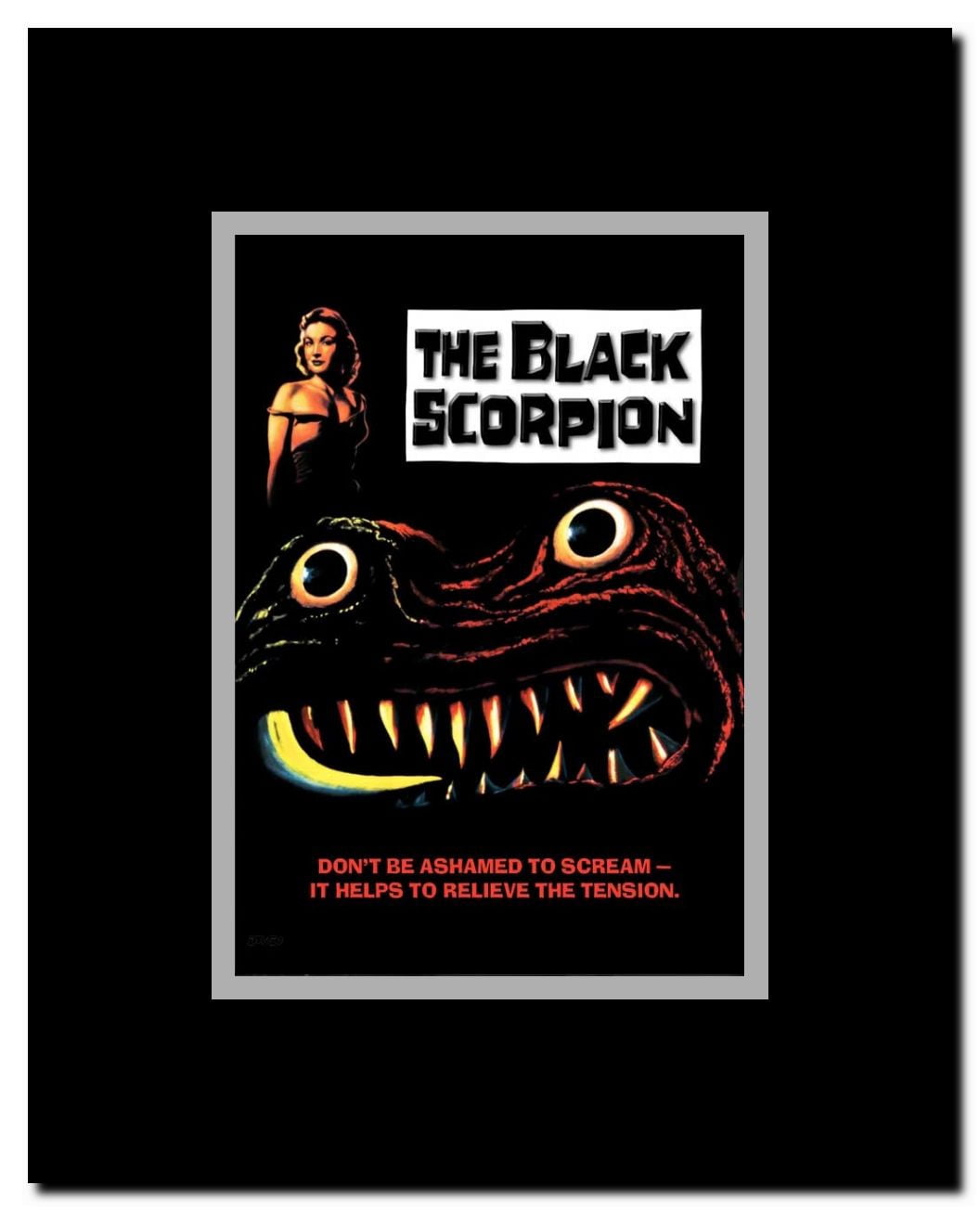 The Black Scorpion Framed Movie Poster