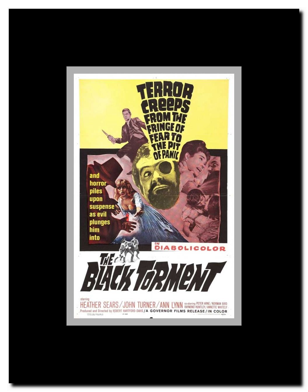 The Black Torment Framed Movie Poster