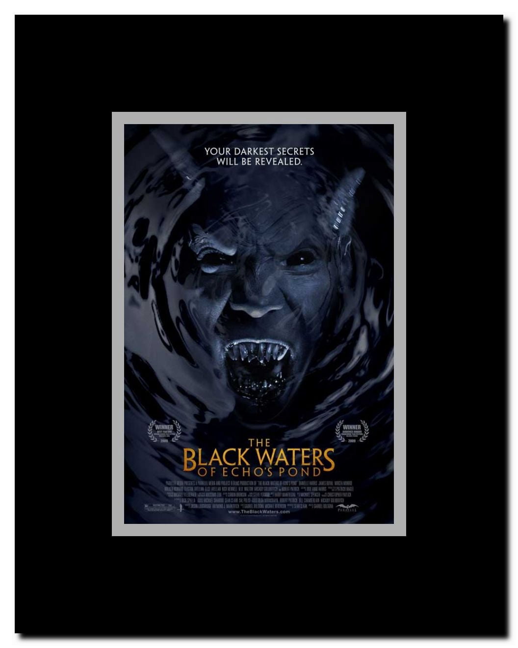 The Black Waters of Echo's Pond Framed Movie Poster