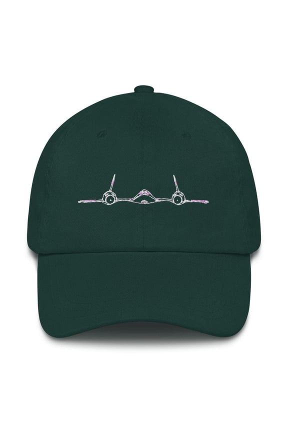 The Blackbird | SR-71 Blackbird Embroidered Dad Hat
