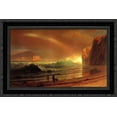 thumbnail image 1 of The Blacken Gate 24x19 Black Ornate Wood Framed Canvas Art by Bierstadt, Albert, 1 of 2