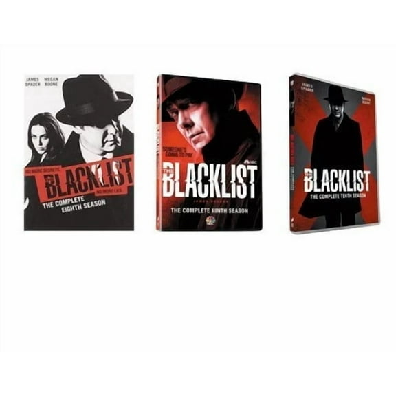 The Blacklist: The Complete Series Seasons 8-9-10 DVD NEW