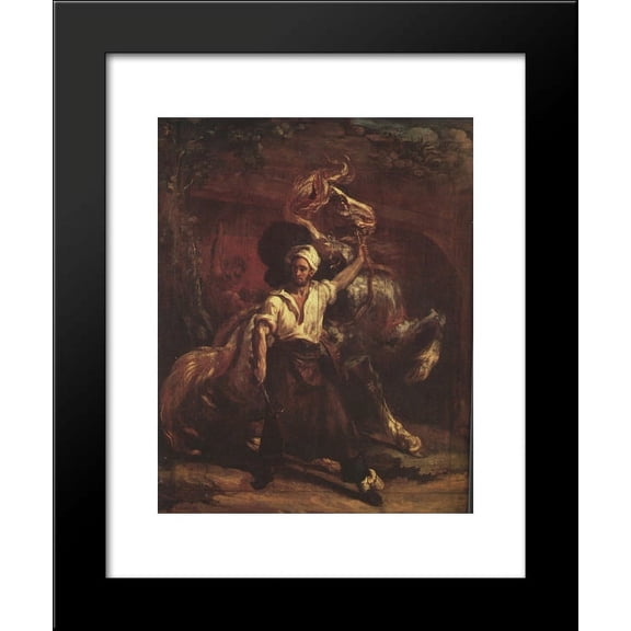 The Blacksmith's Signboard 20x24 Framed Art Print by Theodore Gericault