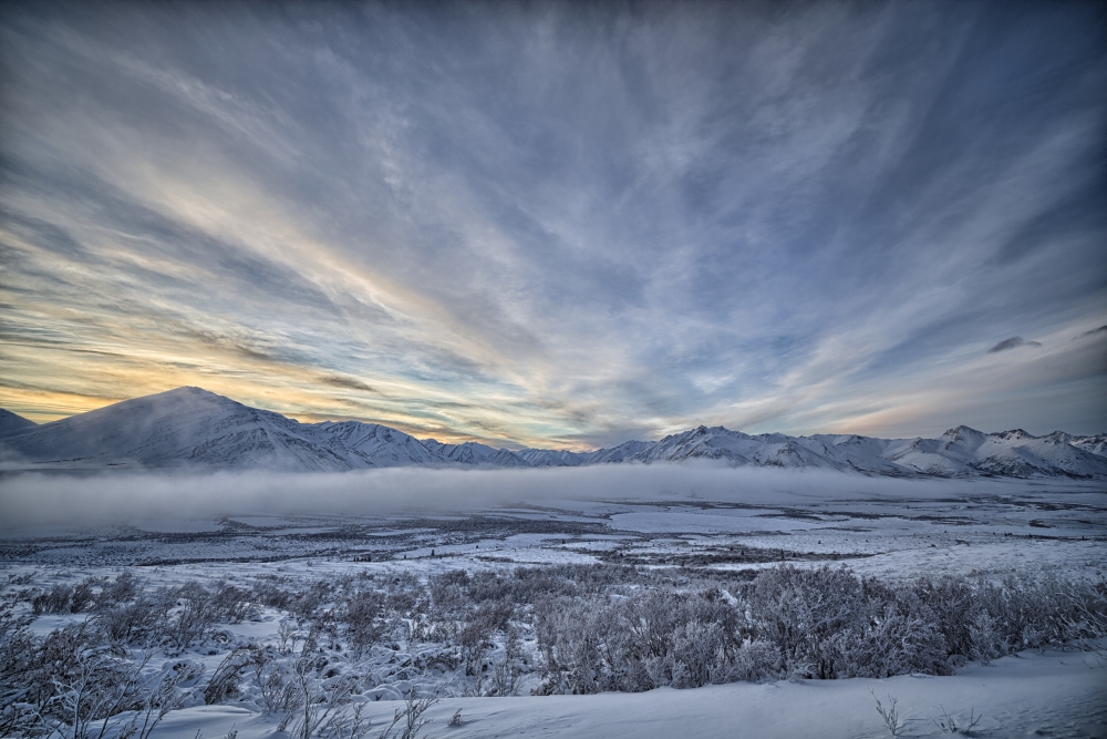 The Blackstone Valley along the Dempster Highway Yukon Canada Canvas Art - Robert Postma Design Pics (38 x 24)