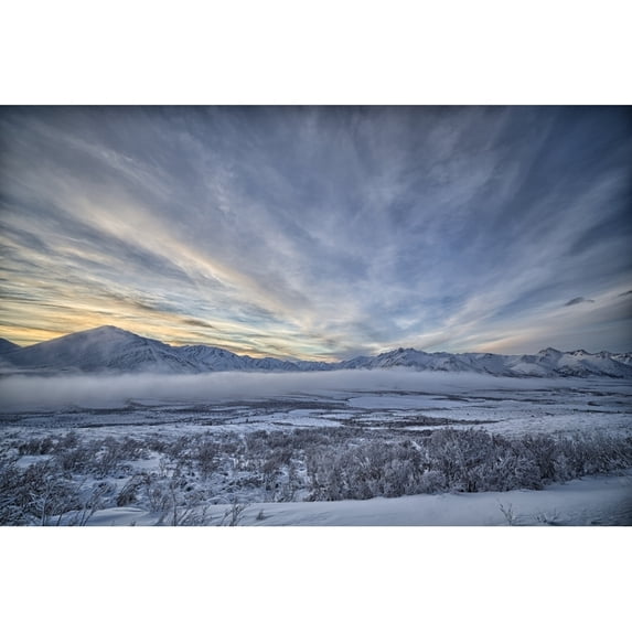 The Blackstone Valley along the Dempster Highway; Yukon, Canada Poster Print (38 x 24)