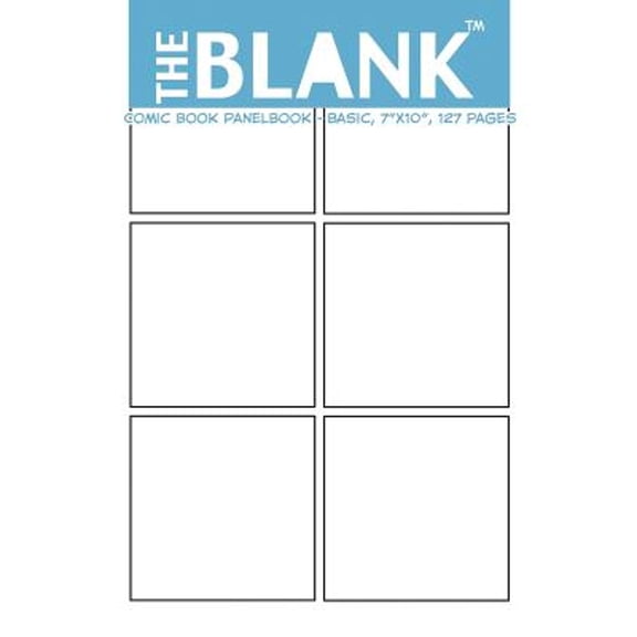 Pre-Owned The Blank Comic Book Panelbook - Basic, 7"x10", 127 Pages (Paperback 9781477504437) by About Comics