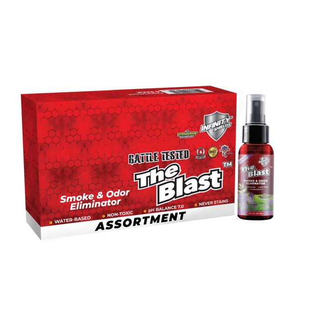 The Blast Smoke & Odor Eliminator Spray 6 Pack Assorted Scents