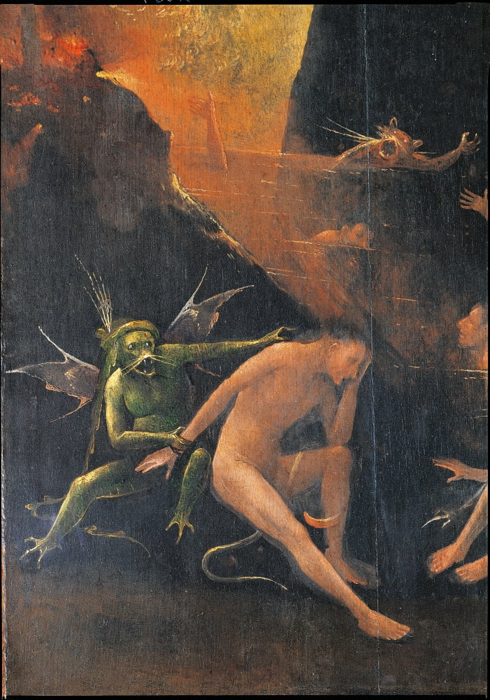 The Blessed And The Damned Souls (Visions Of The Afterlife) The Hell Canvas Art - (18 x 24)
