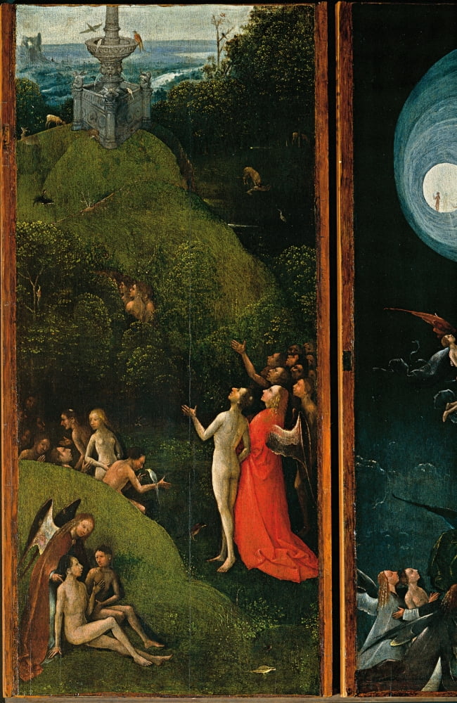 The Blessed And The Damned Souls (Visions Of The Afterlife) - The Terrestrial Paradise Canvas Art - (24 x 36)