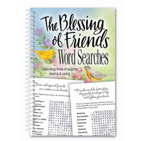 The Blessing of Friends Word Searches, (Spiral-Bound)