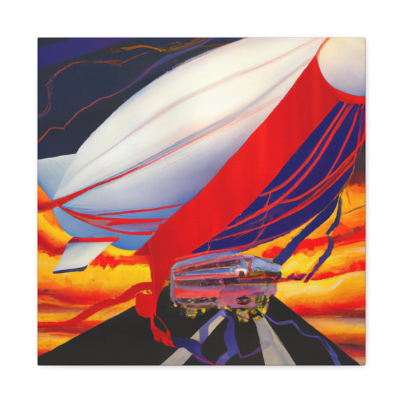 "The Blimp of Neoclassicism" - Canvas