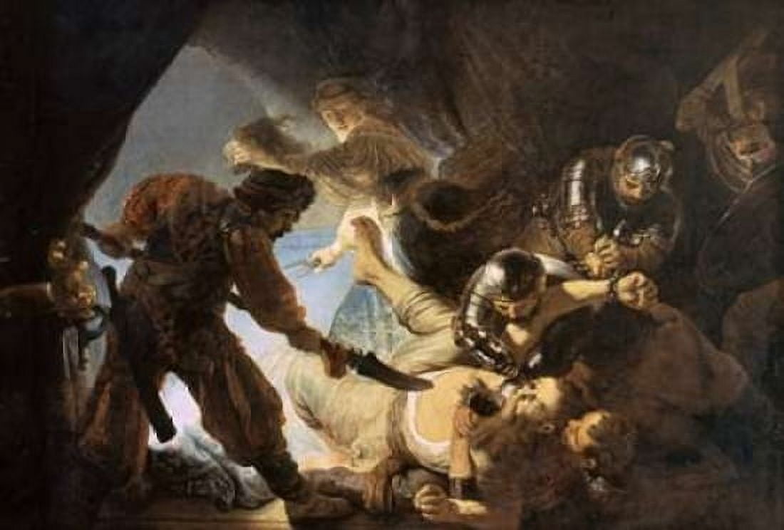 The Blinding of Samson Canvas Art - Rembrandt Van Rijn (12 x 18)