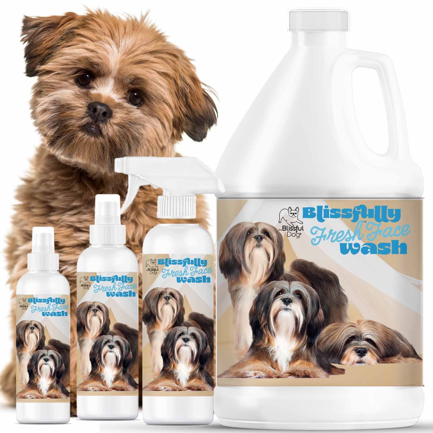 The Blissful Dog Lhasa Apso Blissfully Fresh Face Wash for Cleaning