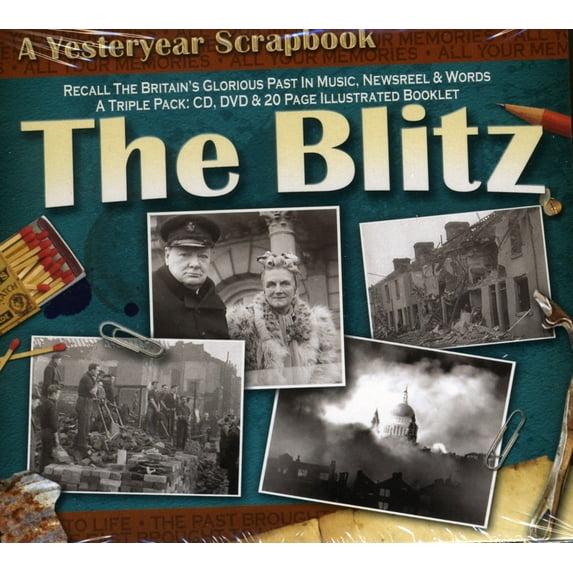 The Blitz: A Yesteryear Scrapbook (DVD, CD, Booklet) (Audiobook)