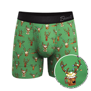 The Blitzened - Shinesty Reindeer Beer Ball Hammock Pouch Underwear With Fly  5X