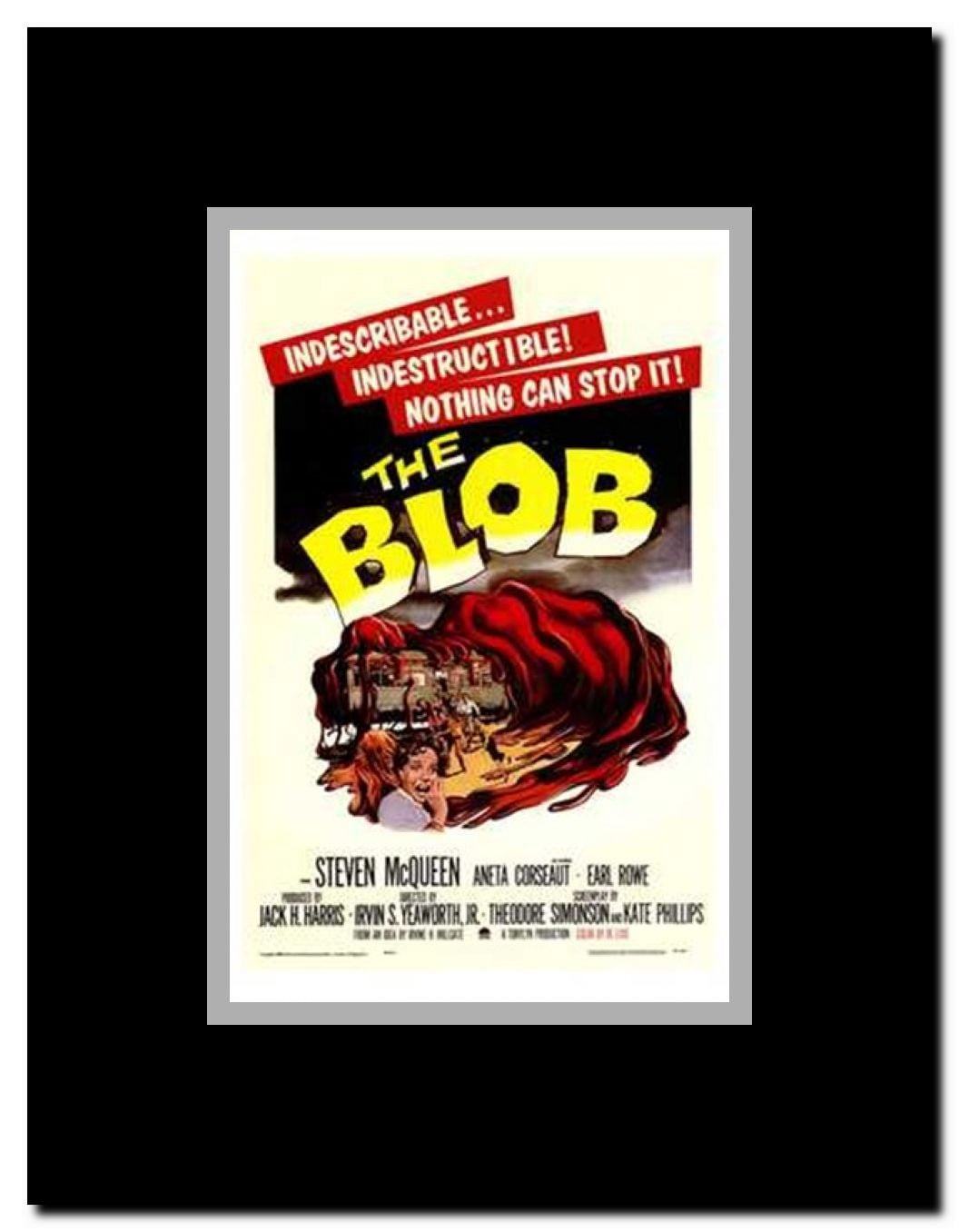 The Blob Framed Movie Poster