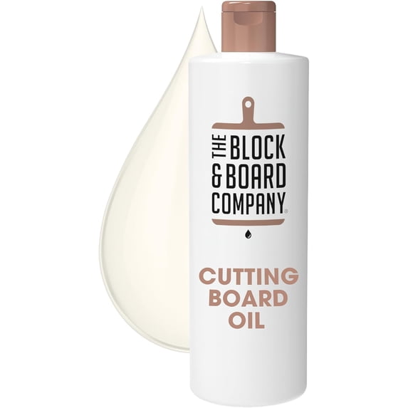 Specialist Cutting Board Oil by The Block & Board Company | Food Grade Mineral Oil for Wood, Stone, & Butcher Blocks | Quick Drying, Tasteless, Odorless & Colorless | Restore & Protect (8.5oz/250ml)