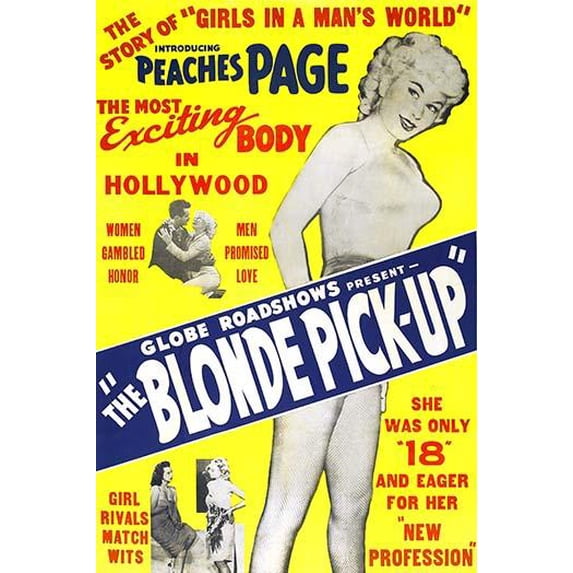 The Blonde Pick-Up-Fine Art Canvas Print (20" x 30")