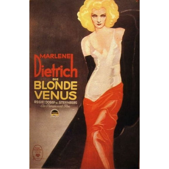 The Blonde Venus poster Metal Sign Art Print 8x12 Multi-Color Square Adults Best Posters