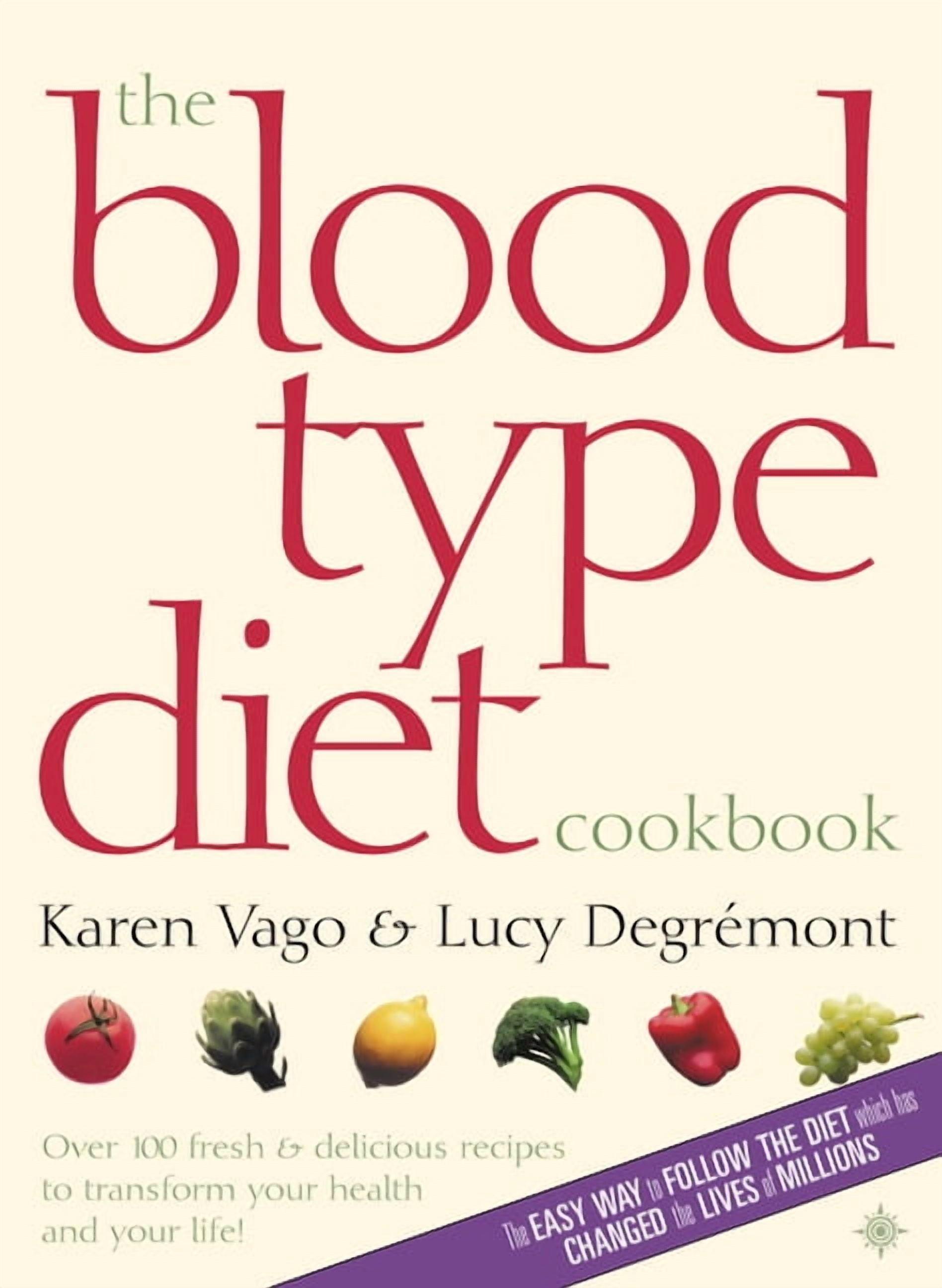 The Blood Type Diet Cookbook, (Paperback) - Walmart.com