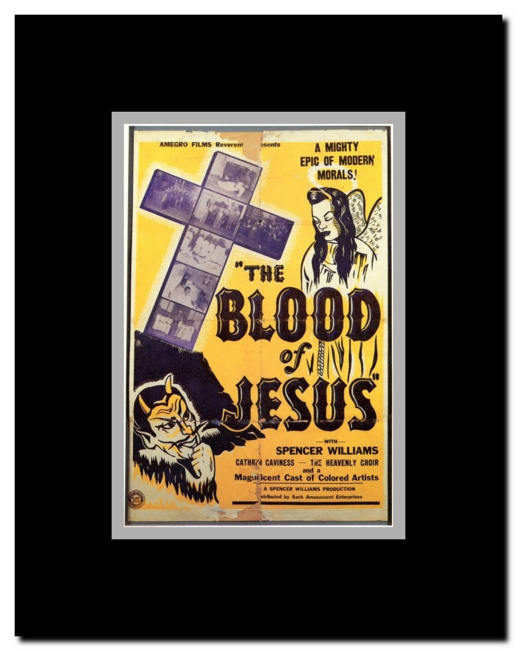 The Blood of Jesus Framed Movie Poster