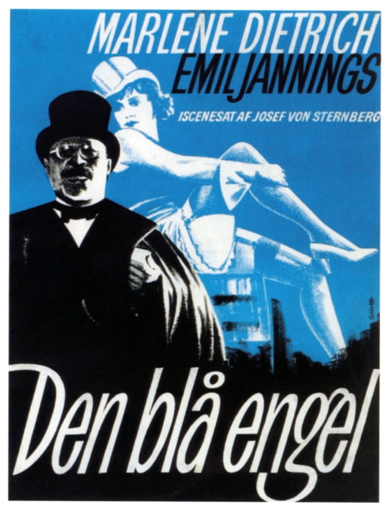 The Blue Angel (Aka Den Bla Engel) Canvas Art - (24 x 36)