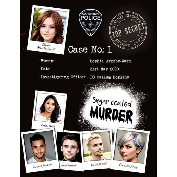 The Blue Coconut Case Files: Case 1 - Sugar Coated Murder: The Blue Coconut - Cold Case Mystery Crime Police File Game (Paperback)