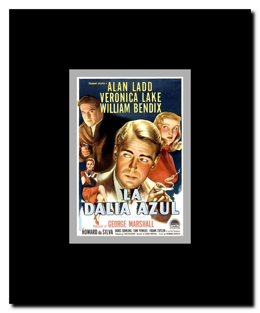 The Blue Dahlia Framed Movie Poster