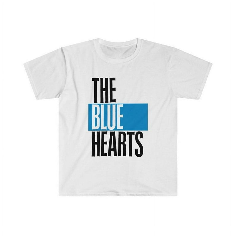 The Blue Hearts T-Shirt, Blue Logo, 80