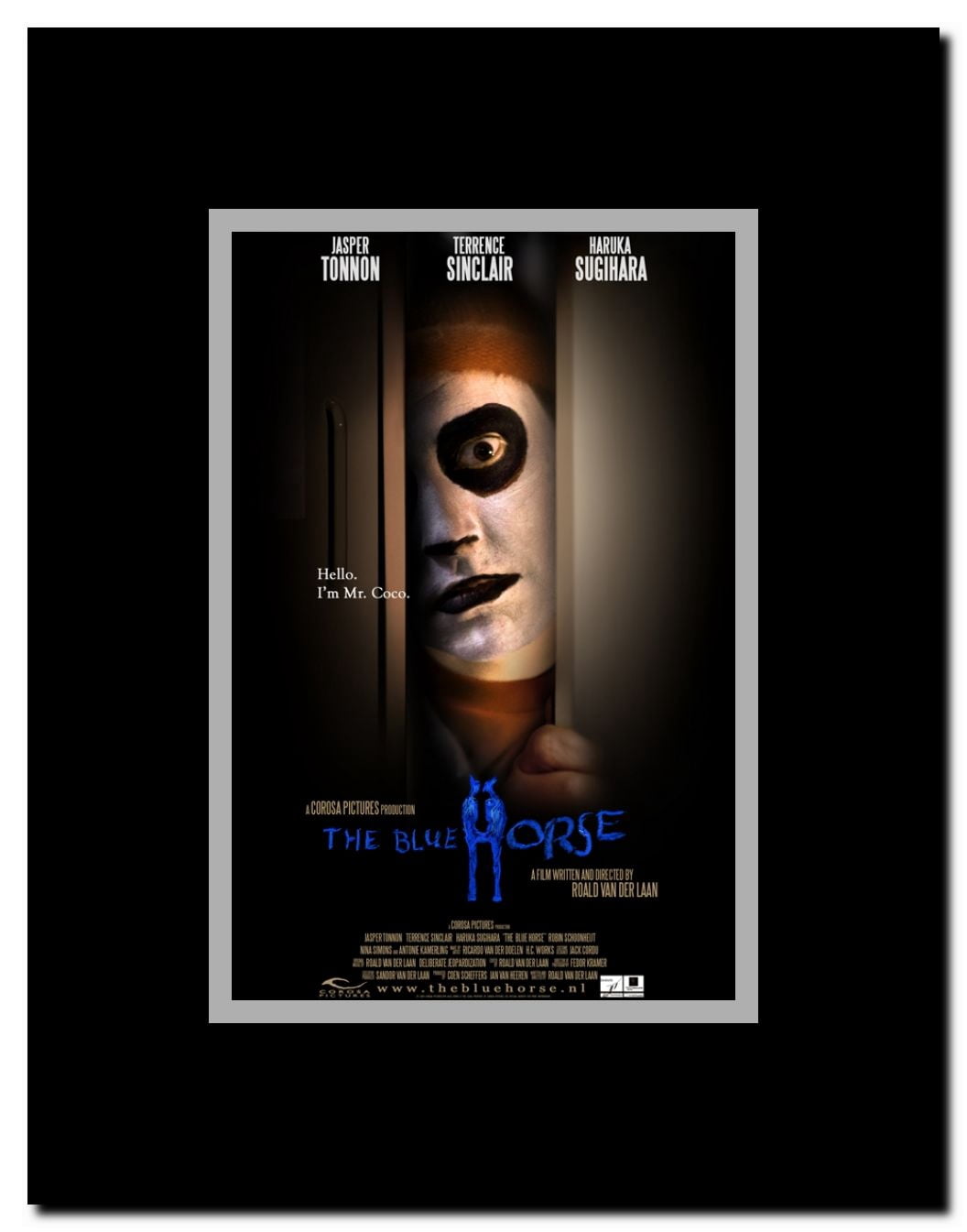 The Blue Horse Framed Movie Poster