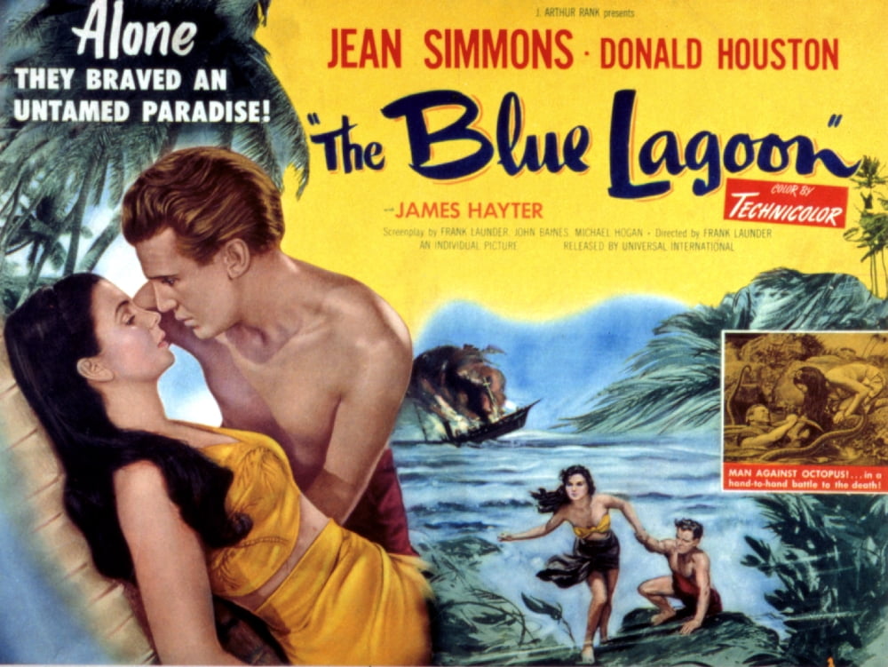 The Blue Lagoon Canvas Art - (28 x 22)
