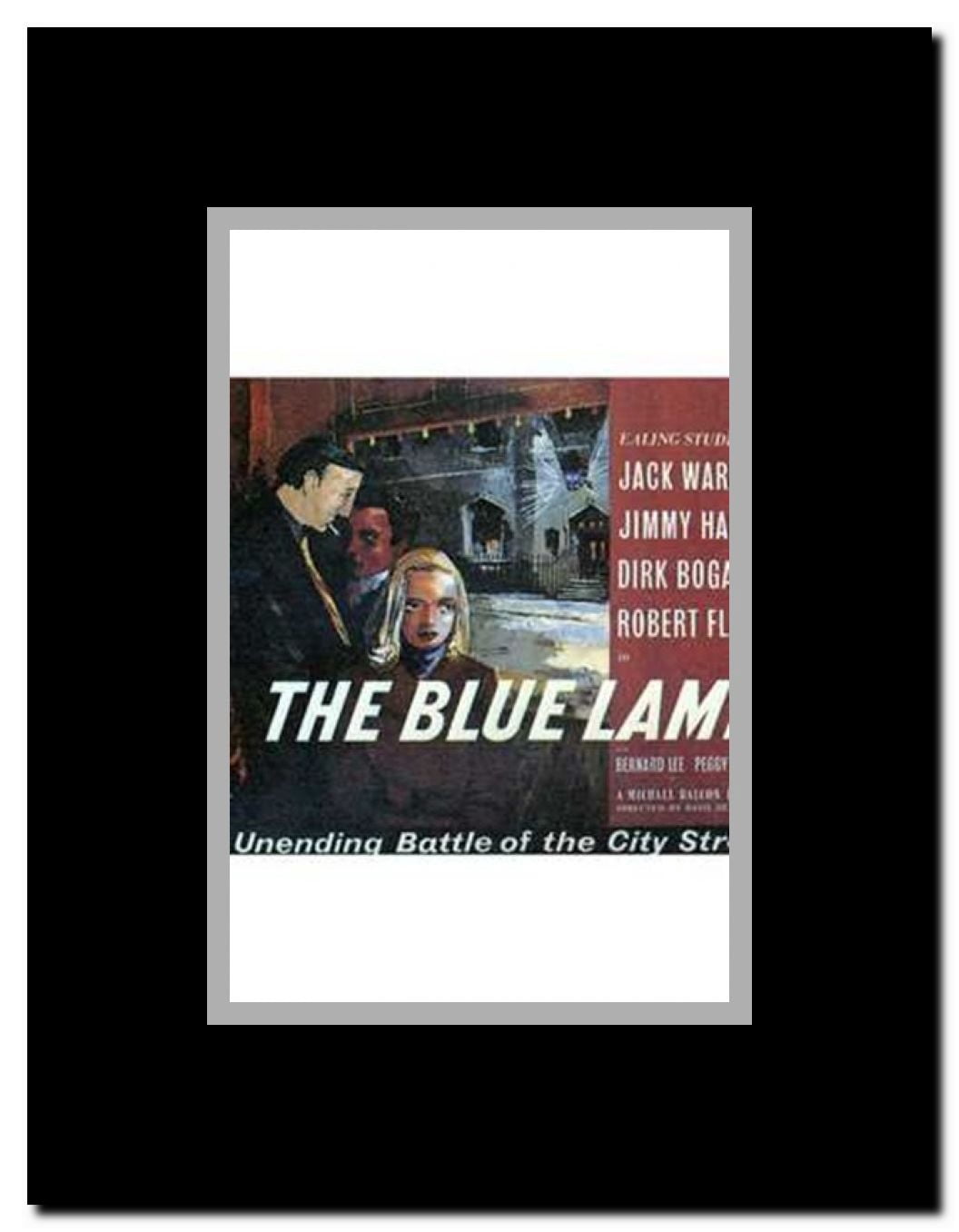 The Blue Lamp Framed Movie Poster