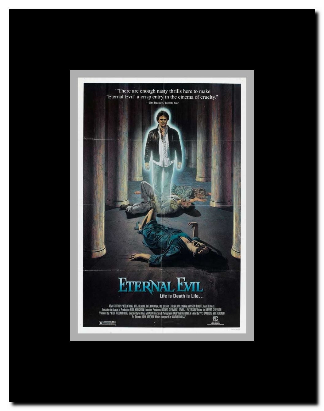 The Blue Man Framed Movie Poster