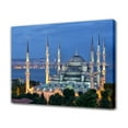 thumbnail image 1 of The Blue Mosque Wall Art Canvas Poster Bedroom Decor Sports Landscape Office Room Decor Gift,Frame-style,12x18inch(30x45cm), 1 of 8