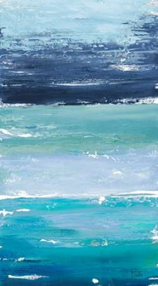 The Blue Palette Canvas Art - Patricia Pinto (24X36)