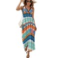 thumbnail image 1 of The Blue Tribe Sleeveless Dress Woman Fashion Long Dresses Women's Summer Suit Dress 2025, 1 of 7