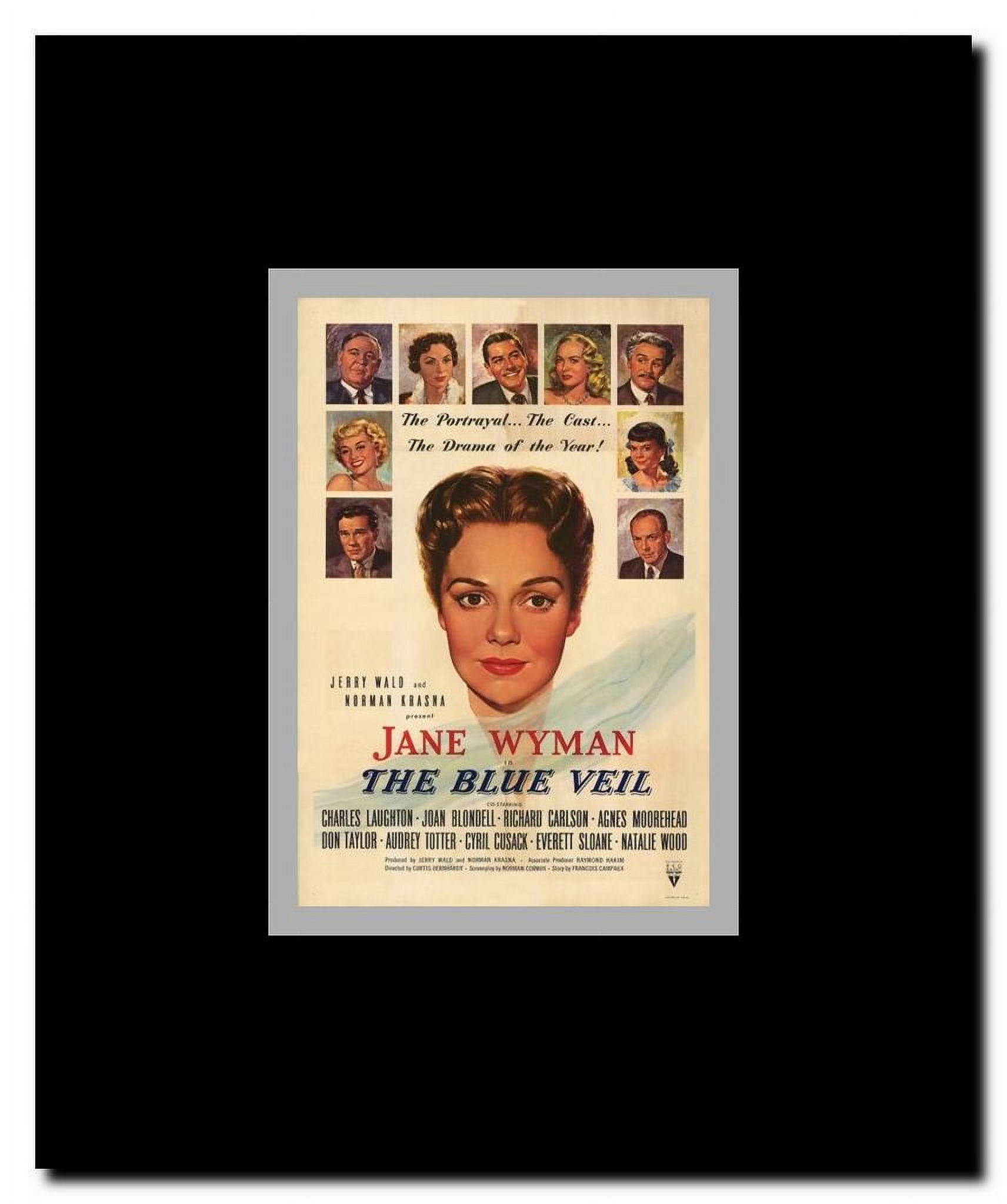 The Blue Veil Framed Movie Poster