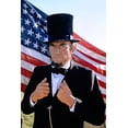thumbnail image 1 of The Blue and the Gray Gregory Peck 24x36 Poster as Abraham Lincoln, 1 of 1