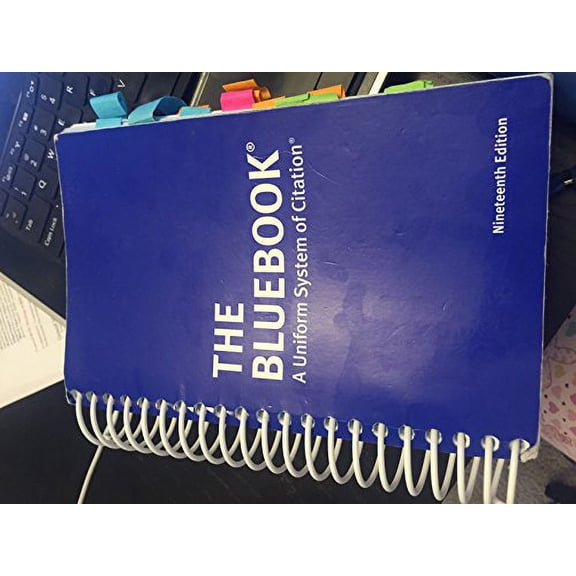 Pre-Owned Bluebook Uniform System of Citation by Author (2010-05-04) (Paperback) 9301010720 9789301010727