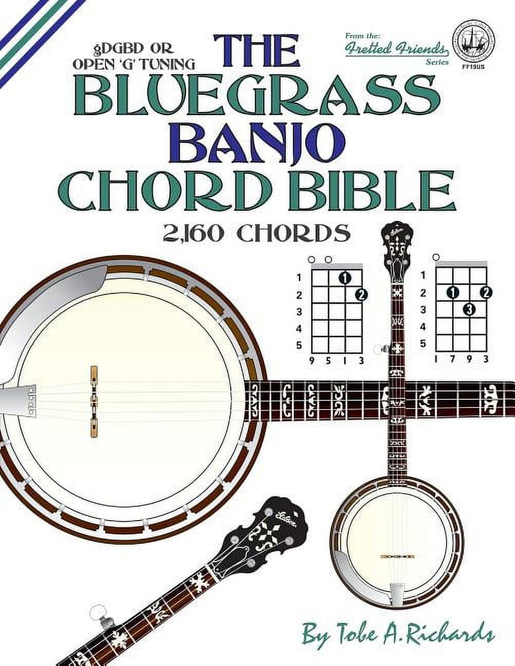 Laminated Banjo Chord Chart - 11x17