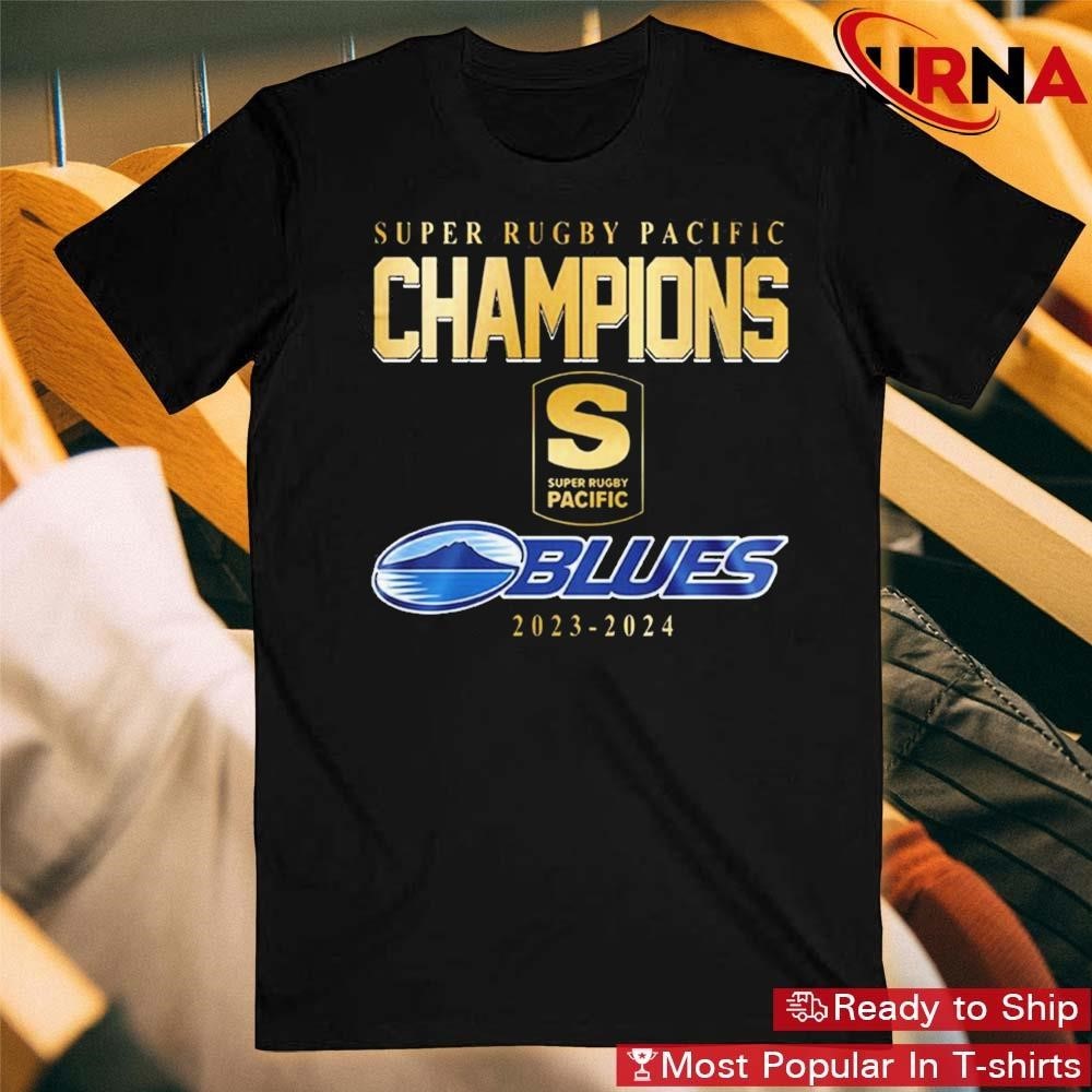 The Blues 20232024 Super Rugby Pacific Champions Tshirt