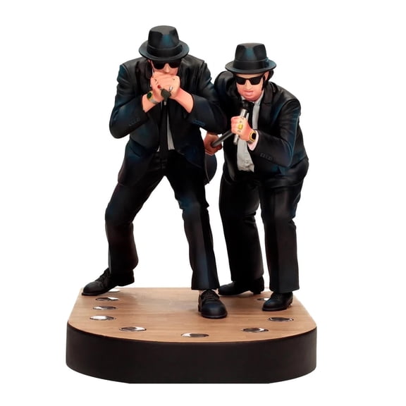 SD Toys The Blues Brothers Jake and Elwood Singing on Stage 7 In Collectible  Figure with Light